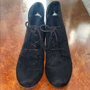 Dr. Scholl's Black Suede Ankle Boots